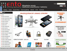 Tablet Screenshot of ento.com.pl